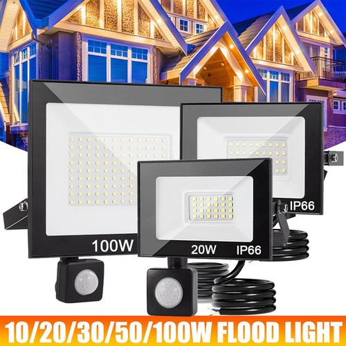 Led pir floodlight - led,