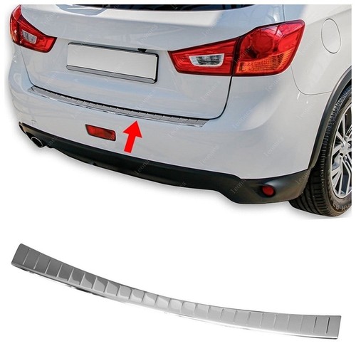 Chrome rear bumper protector - rear,