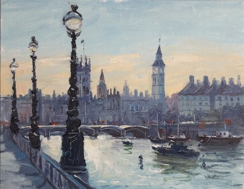 Parliament houses london oil - london,,