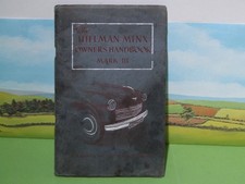 Hillman Minx Mk III  Owners