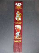 Leather BOOKMARK WALES