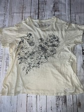 Magnolia Pearl  Flowers Sufi Bretta Blouse Light Yellow (271)