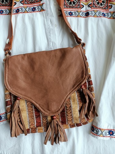 Genuine leather kilim - genuine,