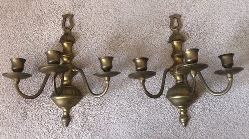 Vintage pair brass - vintage, of
