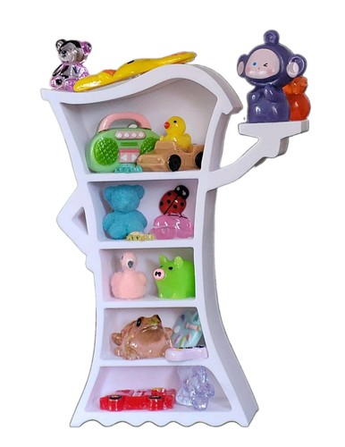 Dolls house white shelf - 1:12,