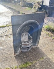 Antique victorian fireplace