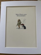 Bryn Parry Comic Country Shoot MOUNTED PRINT 10x8” Max Dogs And Englishmen Cover