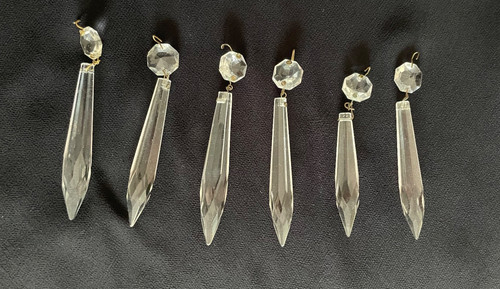 Vintage chandelier icicle
