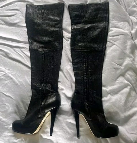 Topshop barley2 black real - topshop,