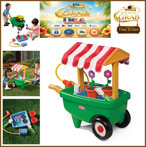 Garden cart wheelbarrow - 2-in-1,