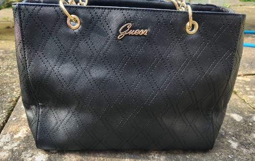 Guess black handbag - guess,
