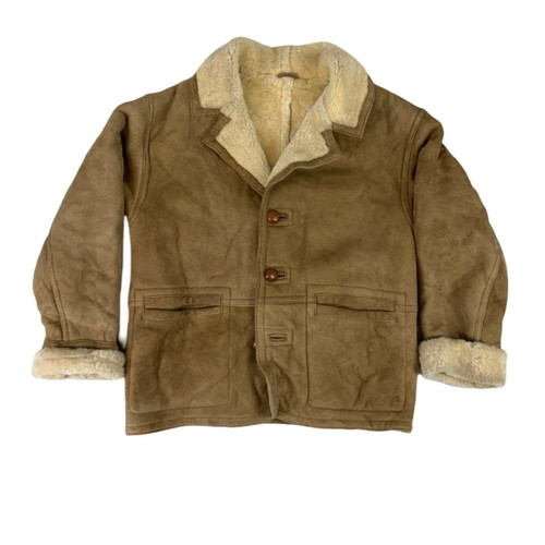 Vintage mens tan shearling - vintage,