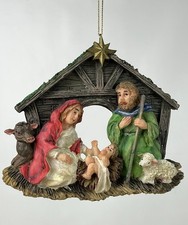 Vintage Nativity Scene Hanging