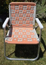 Vtg Sunbeam Woven Macrame