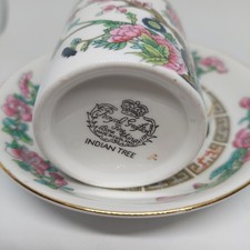 Indian Tree Cup And Saucer