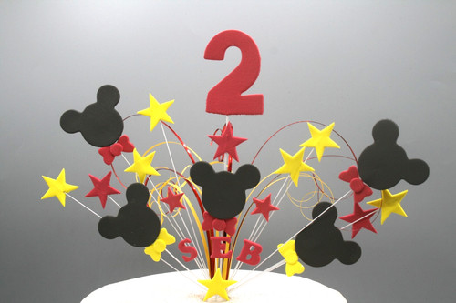 Cake topper mickey minnie - cake,