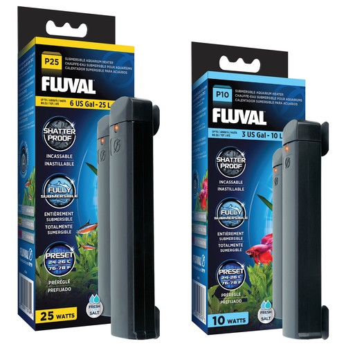 Fluval pre set heaters p10 - pre-set, p25