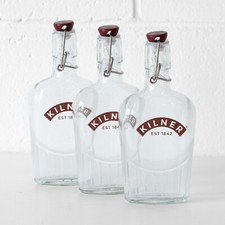Set of 3 Sloe Gin Bottles