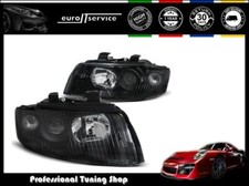 HEADLIGHTS LPAU55 For Audi A4 B6 2000-2004 BLACK LHD RHD