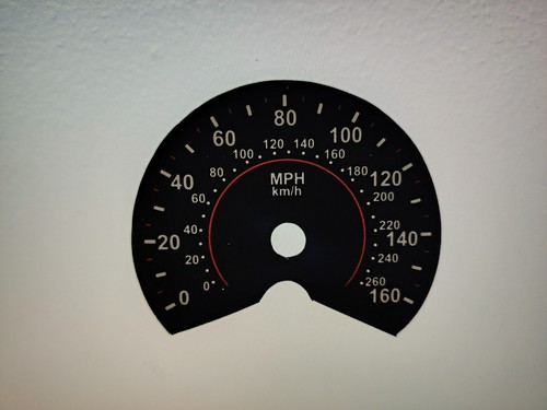 Speedo conversion dial kmh - kmh, to