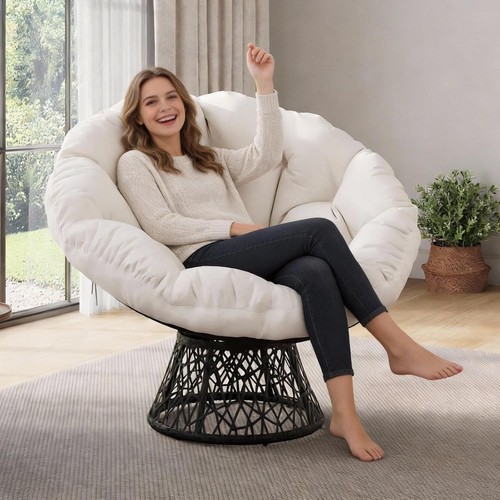 Papasan comfortable swivel - comfortable,