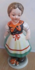 Vintage Cortendorf Girl In Traditional Dress Made in Germany Kitsch