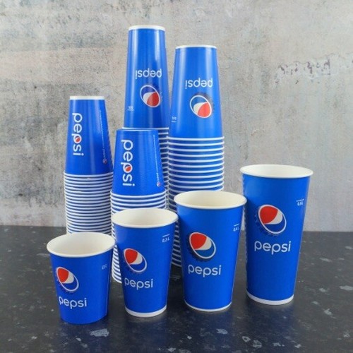 16oz pepsi paper cups with - paper,