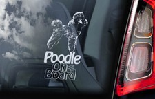 POODLE Car Sticker, Toy