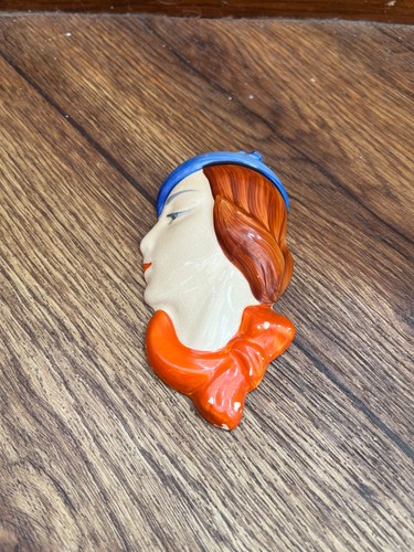Art deco czechoslovakian - art, face