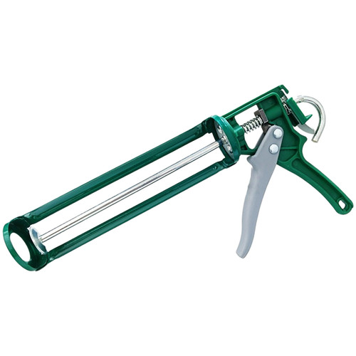 Caulking tool for - glass, with