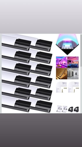 Aluminium led strip profile - aluminium,