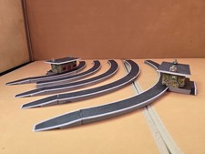 N gauge Curved Stonewall Station Kit Painted