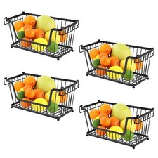 Stackable Wire Storage Baskets