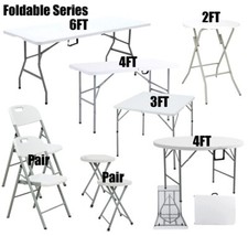 CATERING CAMPING HEAVY DUTY FOLDING TRESTLE TABLE PICNIC 3FT 4FT & 6FT UKES