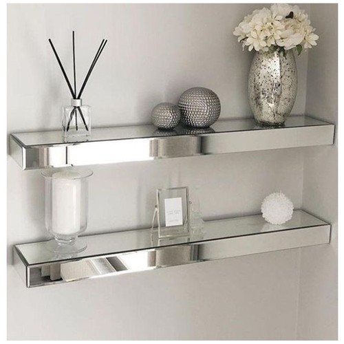 Silver mirrored glass - mirrored,