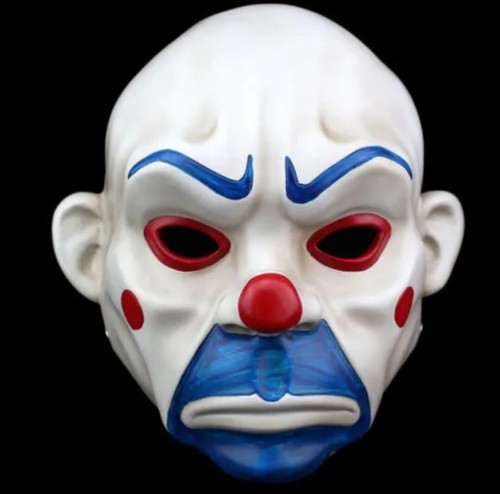 Joker bank robber latex - bank,
