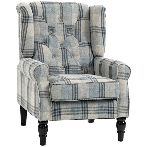 Homcom accent chair - accent, wingback