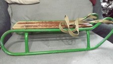 Vintage Wooden Sledge With