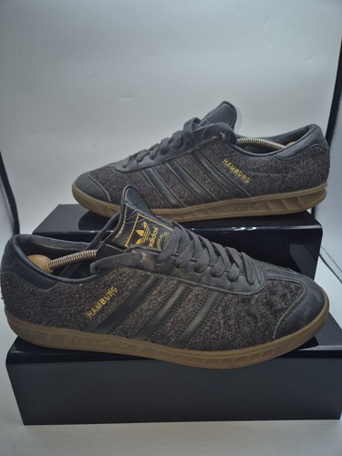 Size adidas hamburg black - uk,