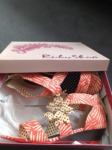 Ruby shoo faye coral - shoo,, cream