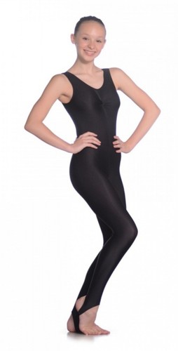 Black nylon lycra catsuit - black, nylon/lycra