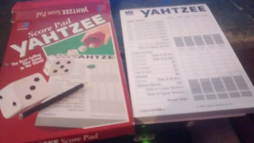 Yahtzee 1992 spare score - spare,