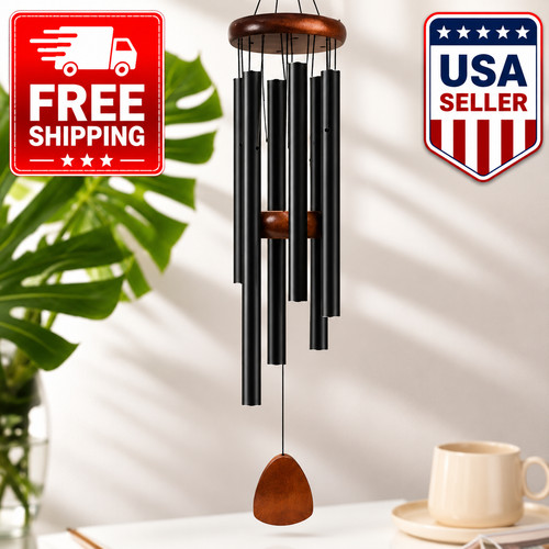 Large aluminium wind chimes - large,