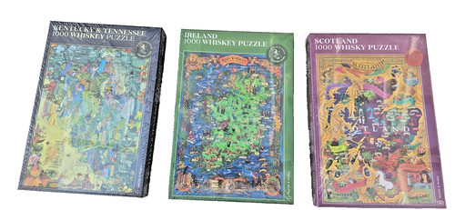 Whiskey map puzzles ireland - whiskey,