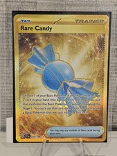 Pokemon TCG Rare Candy Scarlet Violet Golden Hyper Rare Card 256/198