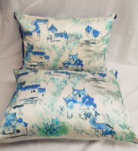Pair silk designers guild - silk,