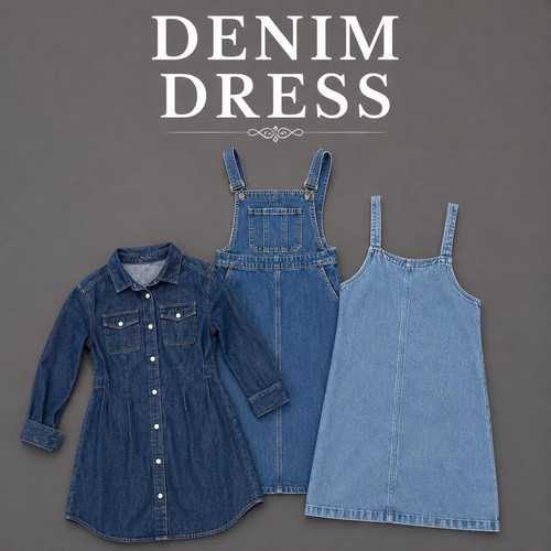 Denim dress vintage - dress,