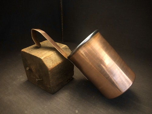 Copper measuring ladle pint - copper, 1