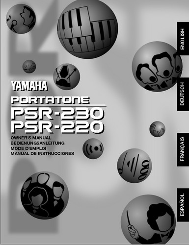 Yamaha psr 220 - psr, 230