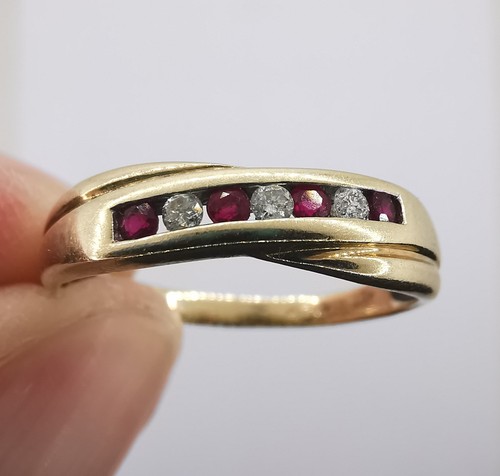 9ct gold ruby and - 9ct,